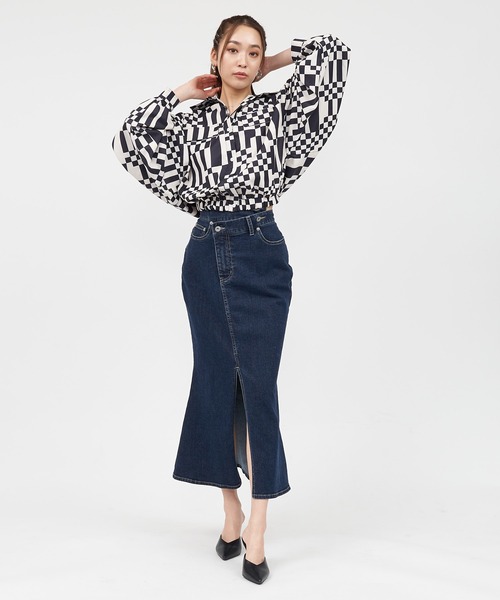 SPIRALGIRL（スパイラルガール）の「ブロックチェックショートジャケット（その他アウター・レディース・ブラック系/ブラウン系・FREE）」の19枚目の写真