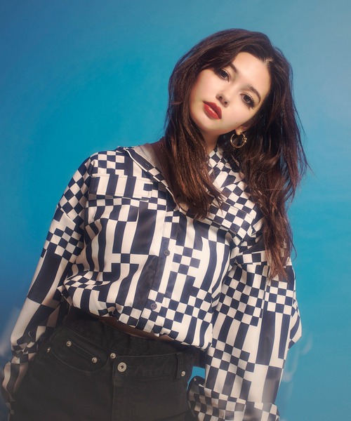 SPIRALGIRL（スパイラルガール）の「ブロックチェックショートジャケット（その他アウター・レディース・ブラック系/ブラウン系・FREE）」の13枚目の写真