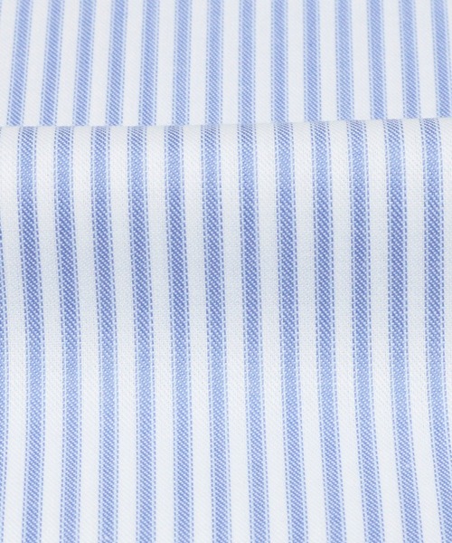 TOKYO SHIRTS（トウキョウシャツ）の「形態安定ノーアイロン ワイド 長袖ビジネスワイシャツ（ビジネスシャツ・メンズ・サックスブルー・首回り42cm-裄丈86cm/首回り41cm-裄丈86cm/首回り43cm-裄丈86cm/首回り41cm-裄丈82cm/首回り39cm-裄丈80cm/首回り39cm-裄丈84cm/首回り42cm-裄丈82cm/首回り37cm-裄丈80cm）」の2枚目の写真