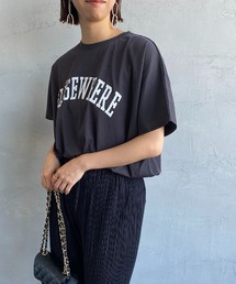 [MICA&DEAL/マイカアンドディール] ELSEWHERE ロゴプリントTシャツ
