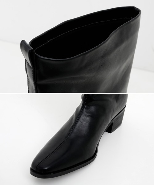 select MOCA(セレクトモカ)の「スクエアロングブーツ(ブーツ・レディース・ブラック/ブラウン・SMALL/MEDIUM/LARGE)」の22枚目の写真