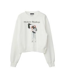 HYSTERIC GLAMOUR | SIENA BARNES/HYSTERIC BONDAGE ショートスウェット(スウェット)