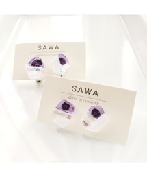 【sawa】多角形ピアス（Sサイズ）(MA)