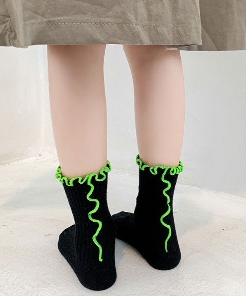 Bambin（ボンバン）の「【 Bambin / ボンバン 】 メロウ リブ ソックス 3足セット（ソックス/靴下・キッズ・A/B・L/XL/M/S）」の21枚目の写真