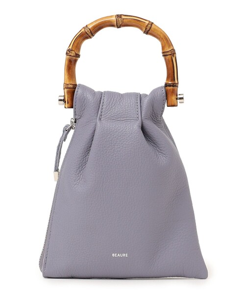 Beau're(ヴュレ)の「BEAURE:バンブーハンドルポシェット◇(ショルダーバッグ・レディース・ブラック/ラベンダー/スカイブルー・ONE SIZE)」の12枚目の写真
