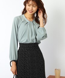 ◆ボウタイ風ブラウス