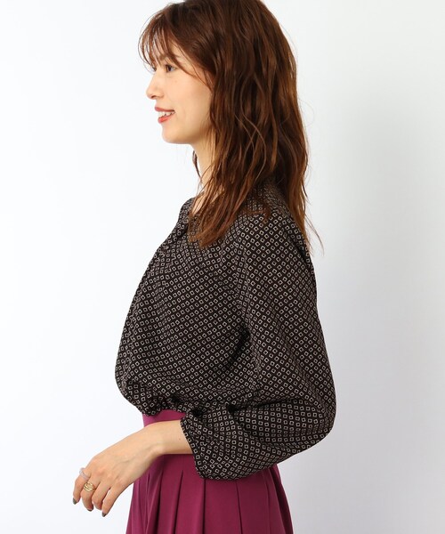 DRESKIP(ドレスキップ)の「◆ボウタイ風ブラウス(シャツ/ブラウス・レディース・サックスブルー/ホワイト系3/ブラック系/ナチュラル・03/02/04)」の13枚目の写真