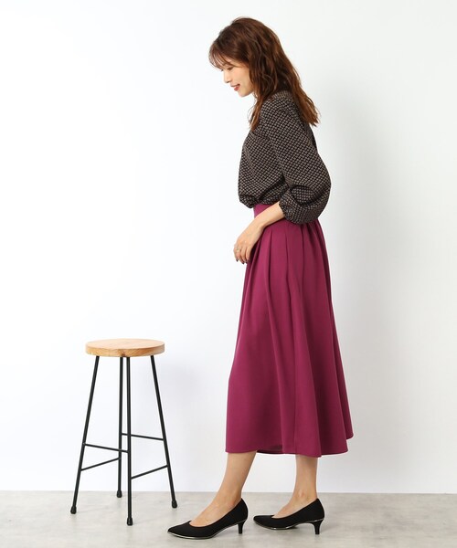 DRESKIP(ドレスキップ)の「◆ボウタイ風ブラウス(シャツ/ブラウス・レディース・サックスブルー/ホワイト系3/ブラック系/ナチュラル・03/02/04)」の15枚目の写真