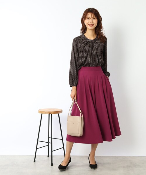 DRESKIP(ドレスキップ)の「◆ボウタイ風ブラウス(シャツ/ブラウス・レディース・サックスブルー/ホワイト系3/ブラック系/ナチュラル・03/02/04)」の17枚目の写真