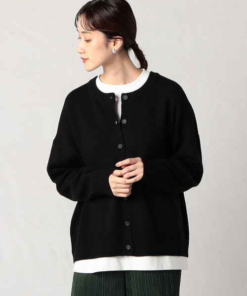 Comme Ca Mature(コムサマチュア)の「【セットアイテム】 ロンT+カーディガン(カーディガン/ボレロ・レディース・ブラック/サーモンピンク/グリーン/グレイッシュベージュ・FREE)」の10枚目の写真