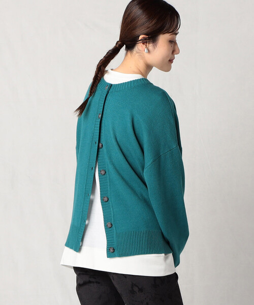 Comme Ca Mature(コムサマチュア)の「【セットアイテム】 ロンT+カーディガン(カーディガン/ボレロ・レディース・ブラック/サーモンピンク/グリーン/グレイッシュベージュ・FREE)」の15枚目の写真