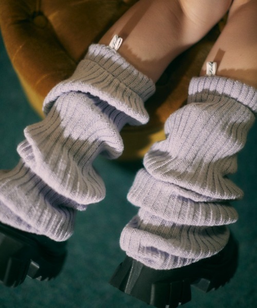 FickleBebe（フィクルベベ）の「ＦＢレッグウォーマー（レッグウォーマー・レディース・ホワイト/ブラック/ピンク/ブルーグレー・FREE）」の5枚目の写真