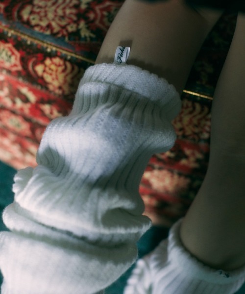FickleBebe（フィクルベベ）の「ＦＢレッグウォーマー（レッグウォーマー・レディース・ホワイト/ブラック/ピンク/ブルーグレー・FREE）」の9枚目の写真