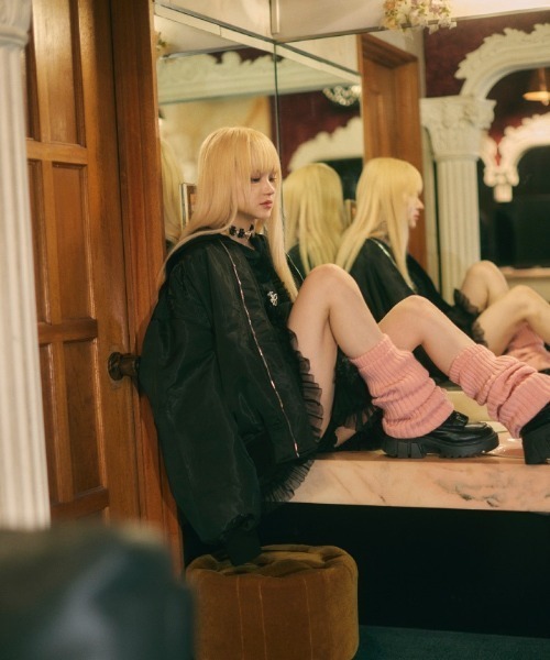 FickleBebe（フィクルベベ）の「ＦＢレッグウォーマー（レッグウォーマー・レディース・ホワイト/ブラック/ピンク/ブルーグレー・FREE）」の16枚目の写真