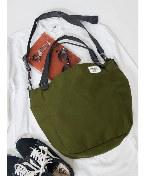 FREDRIK PACKERS(フレドリックパッカーズ)の「【FREDRIK PACKERS】MISSION TOTE S ミニトート ショルダー付(トートバッグ・レディース・ブラック/レオパード/グレー/オリーブ・FREE)」の7枚目の写真