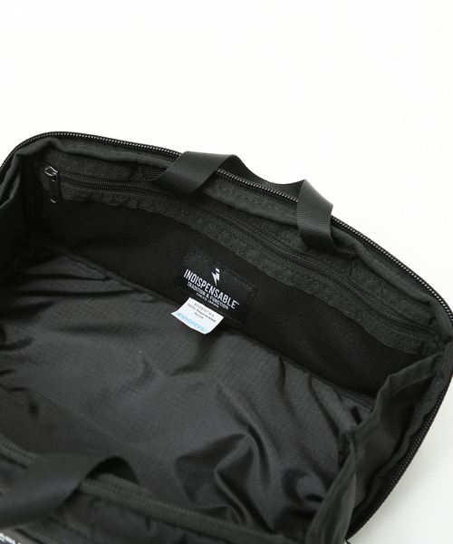 INDISPENSABLE （インディスペンサブル）の「【INDISPENSABLE / インディスペンサブル】IDP GADGET CASE BITE ECONYL MS  ガジェットケース3.5L（ハンドバッグ・メンズ・ブラック・フリー）」の12枚目の写真