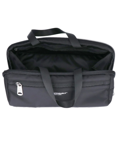 INDISPENSABLE （インディスペンサブル）の「【INDISPENSABLE / インディスペンサブル】IDP GADGET CASE BITE ECONYL MS  ガジェットケース3.5L（ハンドバッグ・メンズ・ブラック・フリー）」の2枚目の写真