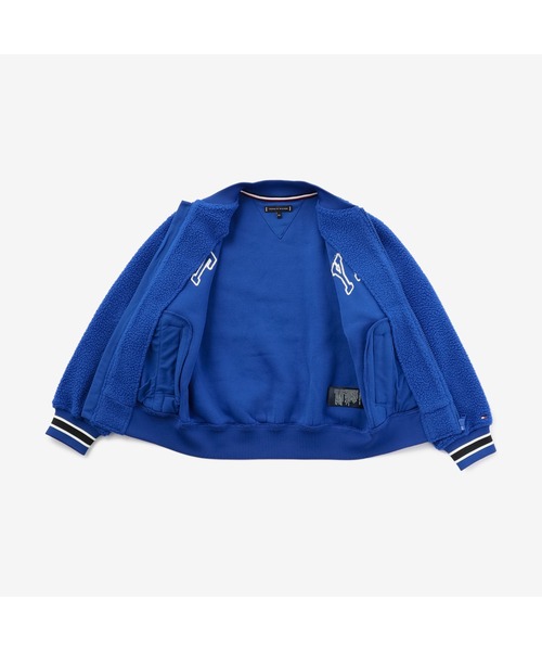 TOMMY HILFIGER(トミーヒルフィガー)の「KIDS ジップスルーバーシティジャケット(スタジャン・キッズ・ブルー・80cm/110cm/120cm/90cm/100cm)」の7枚目の写真
