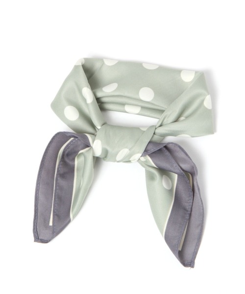 GLOBAL WORK（グローバルワーク）の「チビスカーフ/162477（バンダナ/スカーフ・レディース・ブラック/イエロー系その他3/ネイビー/オレンジ/イエロー/ブラック系その他/グリーン/その他/アイボリー/オレンジ系その他6/ブルー系その他・FREE）」の4枚目の写真