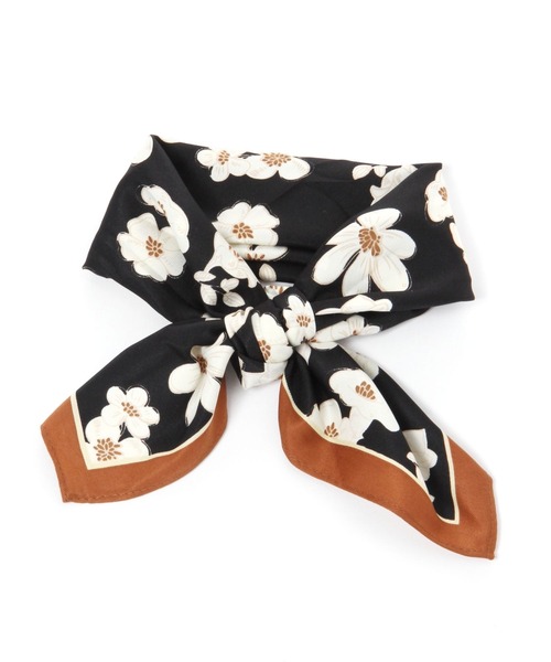 GLOBAL WORK（グローバルワーク）の「チビスカーフ/162477（バンダナ/スカーフ・レディース・ブラック/イエロー系その他3/ネイビー/オレンジ/イエロー/ブラック系その他/グリーン/その他/アイボリー/オレンジ系その他6/ブルー系その他・FREE）」の2枚目の写真