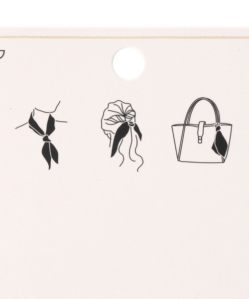 GLOBAL WORK（グローバルワーク）の「チビスカーフ/162477（バンダナ/スカーフ・レディース・ブラック/イエロー系その他3/ネイビー/オレンジ/イエロー/ブラック系その他/グリーン/その他/アイボリー/オレンジ系その他6/ブルー系その他・FREE）」の17枚目の写真