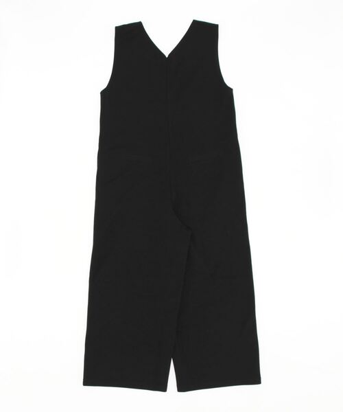 HONEYSUCKLE ROSE（ハニーサックルローズ）の「【HONEYSUCKLE ROSE】Ｖネックサロペット（サロペット/オーバーオール・レディース・ブラック/ベージュ/ダークグレー・M/L）」の4枚目の写真