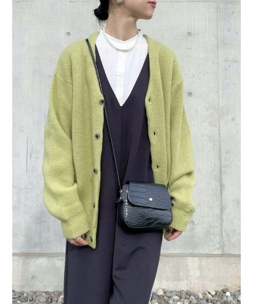 HONEYSUCKLE ROSE（ハニーサックルローズ）の「【HONEYSUCKLE ROSE】Ｖネックサロペット（サロペット/オーバーオール・レディース・ブラック/ベージュ/ダークグレー・M/L）」の21枚目の写真