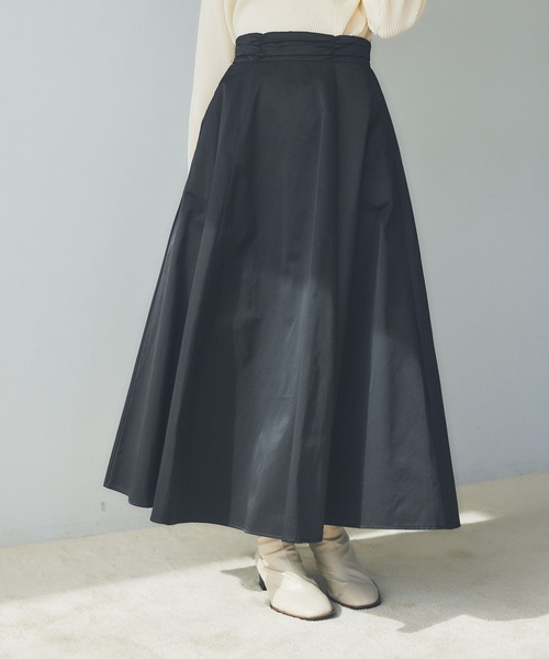 Andemiu(アンデミュウ)の「【選べる着丈/WEB限定】アソートガラスカート173772(スカート・レディース・ブラック/グリーン/ホワイト系8/ネイビー系/ブルー/ボルドー・FREE/フリー)」の3枚目の写真