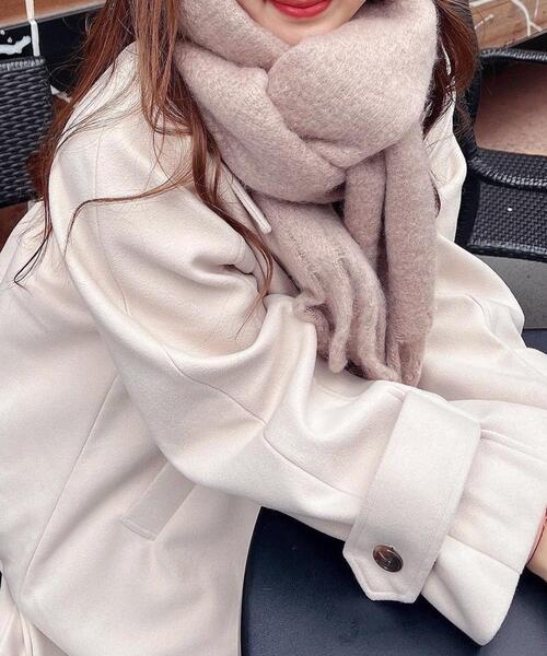 INGNI（イング）の「マカロンボリュームストール（ストール/ショール・レディース・オフホワイト/ピンク/ミント/モカ/ラベンダー・ONE SIZE）」の12枚目の写真