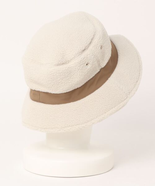 Gramicci（グラミチ）の「/GRAMICCI/BOA FLEECE HAT（ハット・メンズ・オフホワイト・FREE）」の2枚目の写真