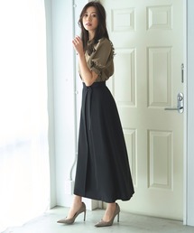 RUIRUE BOUTIQUE（ルイルエブティック）の「ロングラップスカート（スカート・レディース）」