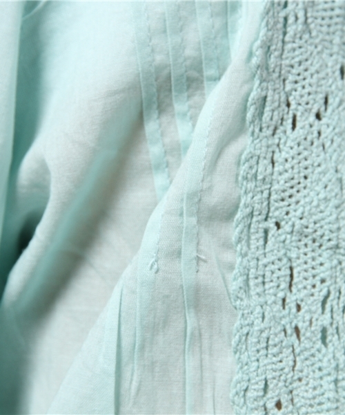 mystic（ミスティック）の「ローンガウン（シャツ/ブラウス・レディース・ブラック/エメラルド/オレンジ/オフホワイト・ﾌﾘ-）」の12枚目の写真