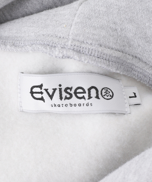 Evisen Skateboards(エビセンスケートボード)の「【EVISEN / エビセン】ROLLER DISCO HOODIE(パーカー・メンズ・グレー/オレンジ・MEDIUM/LARGE)」の4枚目の写真
