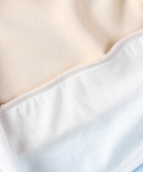 VIVIAN BLUE(ビビアンブルー)の「【VIVIAN BLUE】フェイクレイヤードトップス(スウェット・キッズ・ブルー/オフホワイト・130/140/150/120)」の14枚目の写真