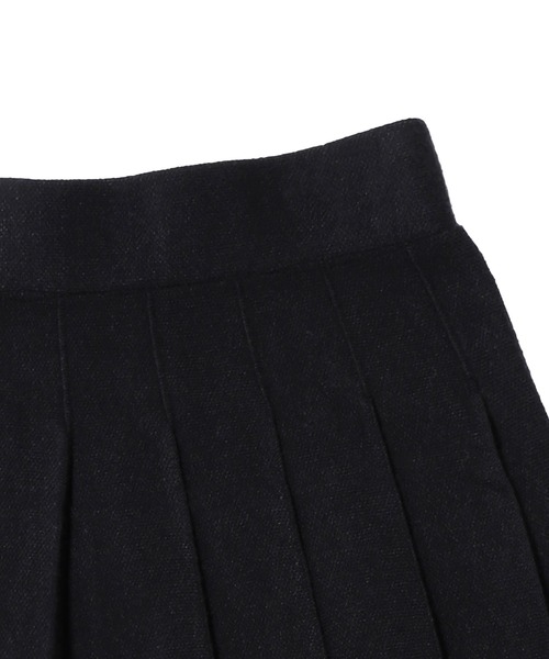 Figments（フィグメンツ）の「ニットプリーツミニスカート（スカート・レディース・ブラック/グレー/グリーン・FREE）」の9枚目の写真