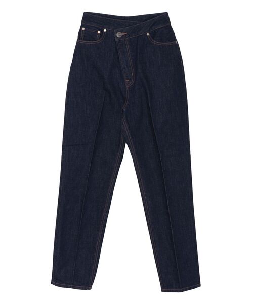 LAGUNAMOON（ラグナムーン）の「ウエストアシンメトリーデニムパンツ（デニムパンツ・レディース・ライトブルー/インディゴブルー・MEDIUM/SMALL）」の9枚目の写真