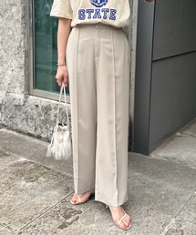 COLLAGE GALLARDAGALANTE | NEWジャージワイドパンツ/セットアップ可(スラックス)