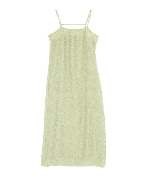 titivate（ティティベイト）の「シアージャガードキャミワンピース（ワンピース・レディース・ライトグリーン/ブラック/アイボリー・M/S/L）」の8枚目の写真