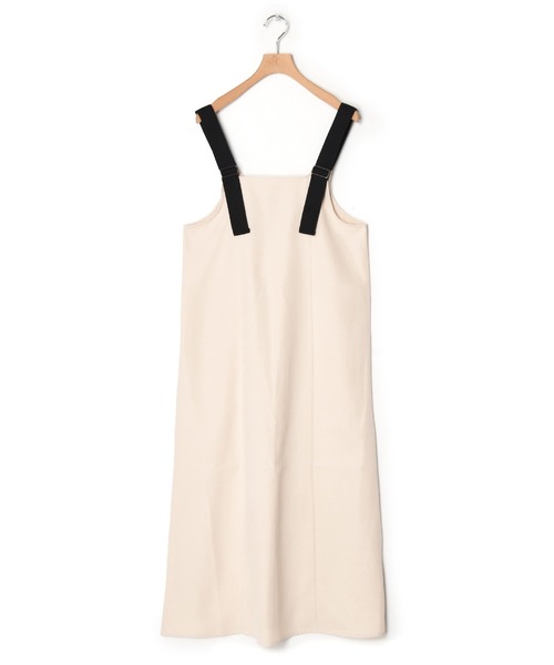 w closet（ダブルクローゼット）の「【前後2WAY】ショルダーベルトジャンパースカート（ジャンパースカート・レディース・アイボリー/カーキ/ライトブルー/ブラック・FREE）」の12枚目の写真