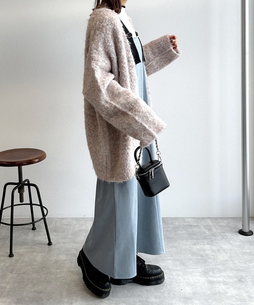 w closet（ダブルクローゼット）の「【前後2WAY】ショルダーベルトジャンパースカート（ジャンパースカート・レディース・アイボリー/カーキ/ライトブルー/ブラック・FREE）」の5枚目の写真