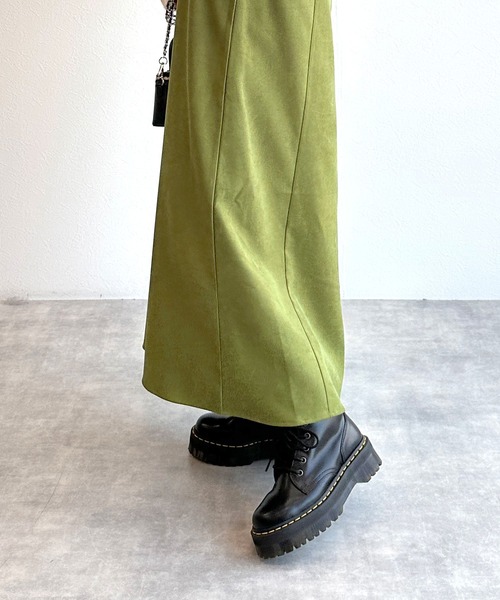 w closet（ダブルクローゼット）の「【前後2WAY】ショルダーベルトジャンパースカート（ジャンパースカート・レディース・アイボリー/カーキ/ライトブルー/ブラック・FREE）」の7枚目の写真