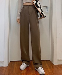 【SETUP7】ハイウエストタックパンツ KNF