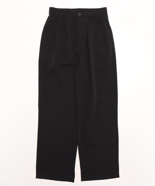 SETUP7（セットアップセブン）の「【SETUP7】ハイウエストタックパンツ KNF（スラックス・レディース・ベージュ/ブラック/グレー/ホワイト・M/L）」の5枚目の写真