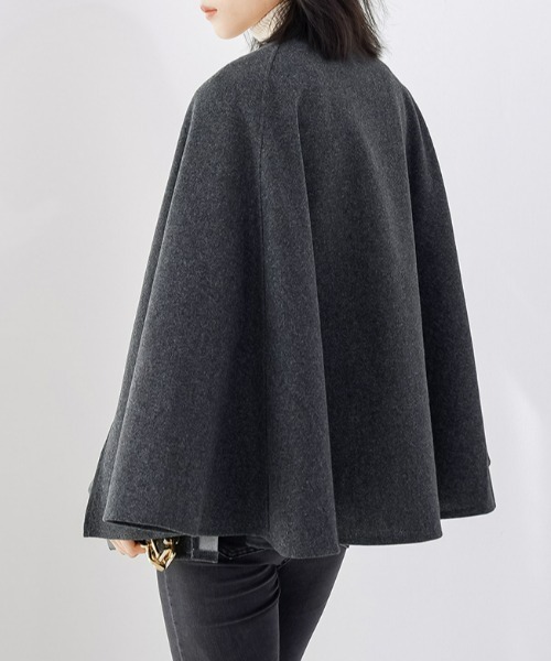 美品♡ MSGM ポンチョ ケープ ブラック フリル ウール 40 美品♡ MSGM