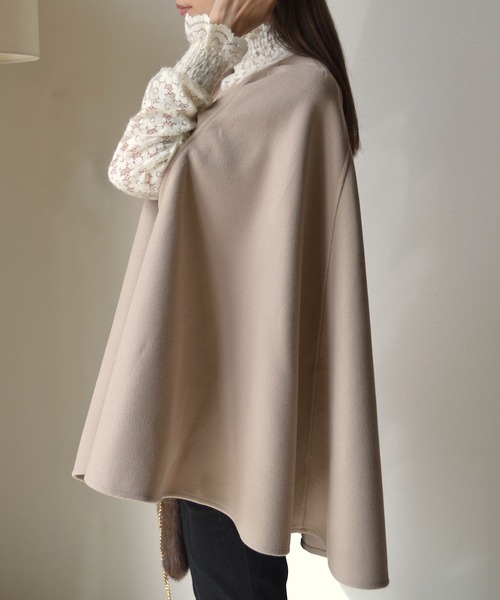 セール】ノーカラーケープポンチョ（ポンチョ）｜PIN（ピン）の