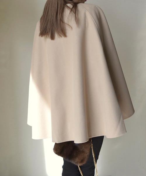 セール】ノーカラーケープポンチョ（ポンチョ）｜PIN（ピン）の
