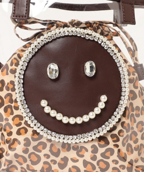 Ray BEAMS（レイビームス）の「ECODECO / クリア トートバッグ（トートバッグ・レディース・ブラック/ブラウン・ONE SIZE）」の8枚目の写真