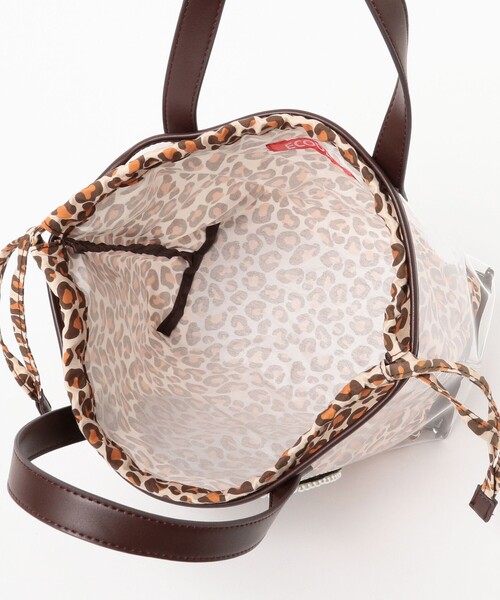 Ray BEAMS（レイビームス）の「ECODECO / クリア トートバッグ（トートバッグ・レディース・ブラック/ブラウン・ONE SIZE）」の11枚目の写真