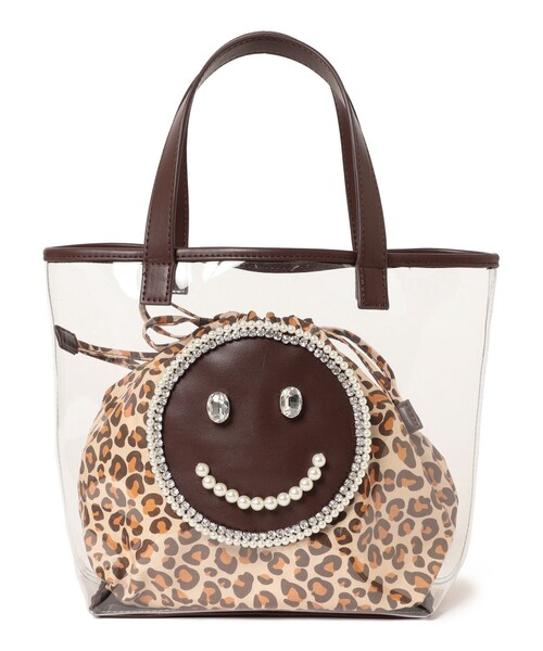 Ray BEAMS（レイビームス）の「ECODECO / クリア トートバッグ（トートバッグ・レディース・ブラック/ブラウン・ONE SIZE）」の18枚目の写真