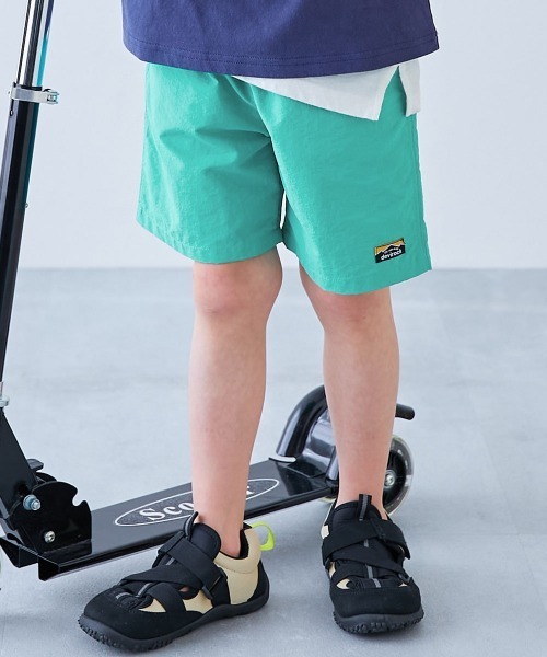 devirock（デビロック）の「【水はじく】撥水ナイロン ショートパンツ(水陸両用)（その他パンツ・キッズ・バイオレット/ブラック/テラコッタ/ブルー系その他/グリーン系その他/ピンク系6/ロイヤルブルー/オレンジ系その他/グリーン系その他2/エメラルド・100cm/110cm/120cm/130cm/140cm/150cm/160cm）」の3枚目の写真